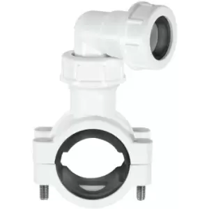 1 1/4''/1 1/2'' Pipe Clamp (White) - n/a - Mcalpine