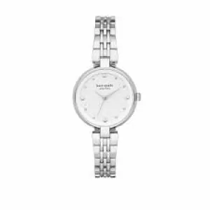 Kate Spade New York Womens Holland Three-Hand Stainless Steel Watch - Silver