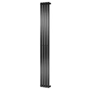 Towelrads Merlo Vertical Towel Rail Radiator - Anthracite 1800x435