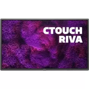 CTOUCH Riva 138.8cm (54.6") 3840 x 2160 pixels Multi-touch Black