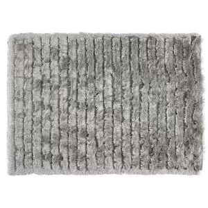 Carved Glamour Rug 120 x 170cm - Silver