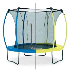Plum 8ft Colours Springsafe Trampoline and Enclosure - Snorkel Blue or Citrus Lime