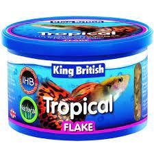 King British Tropical Fish Food Flakes 28g - wilko