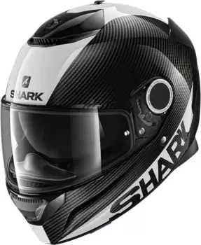Shark Spartan Carbon Skin Helmet, black-white, Size XL, black-white, Size XL