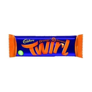 Cadbury Twirl Orange Chocolate 43g Pack of 48 4262248 KS44017
