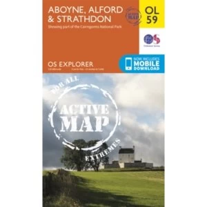 Aboyne, Alford & Strathdon (Sheet map, folded, 2015)