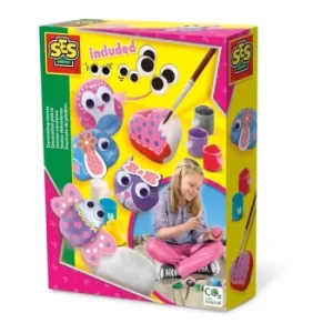 SES CREATIVE Childrens Decorating Stones Kit, 5 to 12 Years, Multi-colour (14843)
