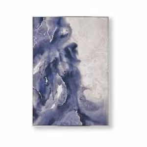 Art For The Home Serene Waves 70 x 100 x 5cm Metallic Foil Embellished Canvas