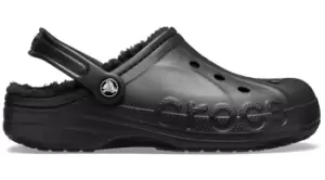 Crocs Baya Lined Clogs Unisex Black / Black W5/M4