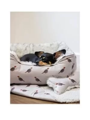 Rosewood Phesant Print Pet Bed Bundle Medium/Large