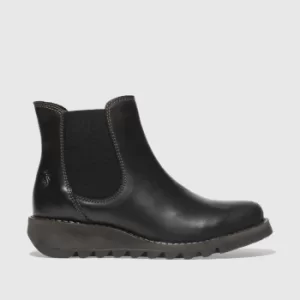 Fly London Black Salv Boots