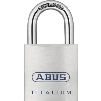 Abus - 80TI/60 Titalium Aluminium Alloy Key Padlock - 60MM