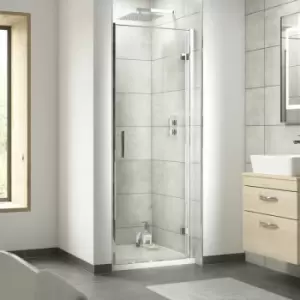 Pacific Hinged Shower Door 900mm Wide - 6mm Glass - Nuie