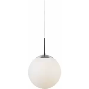 Nordlux Cafe 20cm Globe Pendant Ceiling Light White, E27