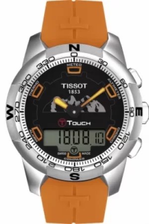 Mens Tissot T-Touch II Jungfrau Alarm Chronograph Watch T0474204705111