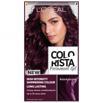 LOreal Colorista Dark Purple Permanent Gel Hair Dye, 3.16 Dark Purple