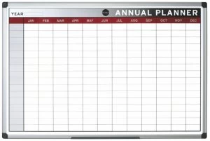 Bi-Office Magnetic Annual Planner 900x600mm GA0337170