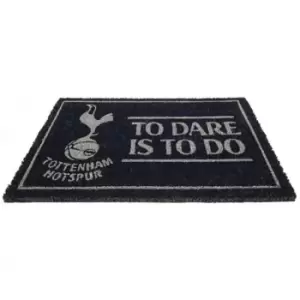 Tottenham Hotspur FC To Dare Is To Do Door Mat (One Size) (Navy)