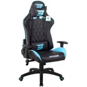 BraZen Phantom Elite PC Gaming Chair - Blue
