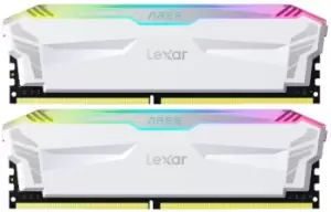 Lexar ARES RGB 16GB DDR4 4000MHZ CL18 Desktop Gaming Memory - White