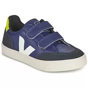 Veja SMALL V-12 VELCRO boys's Childrens Shoes Trainers in Blue,1.5 kid,2.5