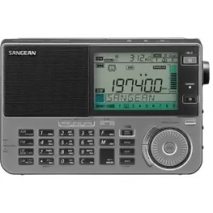 Sangean ATS-909X2 Shortwave receiver FM, LF, AM Alarm clock Black