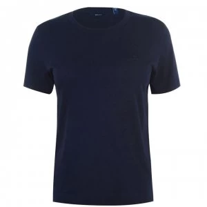 Gant Chest Logo T-Shirt - 443 Eve Blue