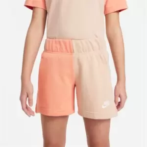 Nike Sportswear Colour Block Shorts Junior Girls - Multi