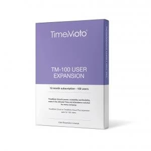 Safescan TimeMoto User Expansion 100 Users for Cloud Cloud Plus Time