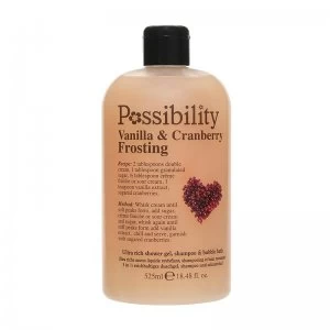 Possibility Vanilla Cranberry Body Wash Bath Foam
