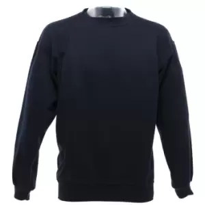 UCC 50/50 Mens Heavyweight Plain Set-In Sweatshirt Top (3XL) (Navy Blue)