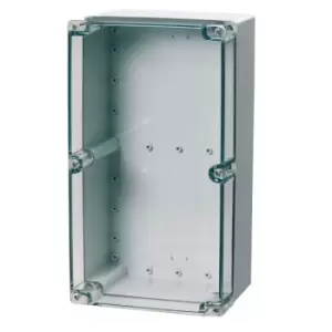 Fibox 7022851 PCT 16x36x10cm Enclosure, PC Clear transparent cover
