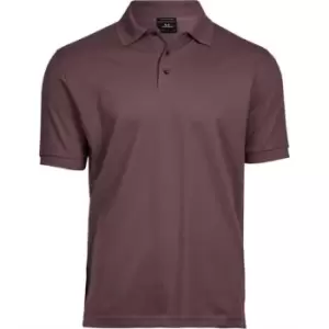 Tee Jays Mens Luxury Stretch Pique Polo Shirt (S) (Grape)