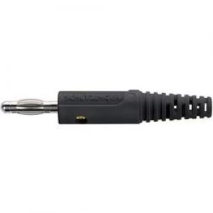 Straight blade plug Plug straight Pin diameter 4mm Black Schue