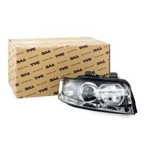 TYC Headlights Right 20-0007-05-2 Headlamp,Headlight AUDI,A4 Avant (8E5, B6),A4 Limousine (8E2, B6)
