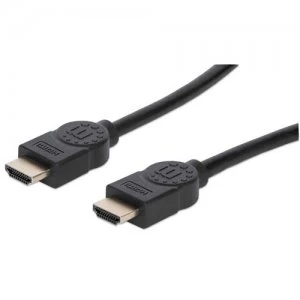manhattan HDMI Cable with Ethernet 4K Male/Male 1.8 m