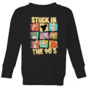 Cartoon Network Stuck In The 90s Kids Sweatshirt - Black - 7-8 Years