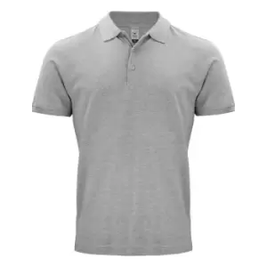 Clique Mens Classic OC Polo Shirt (M) (Grey Melange)