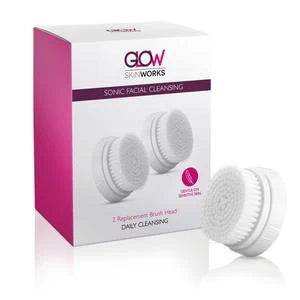 Glow Skin Works Replacement Brush Head 2 pack