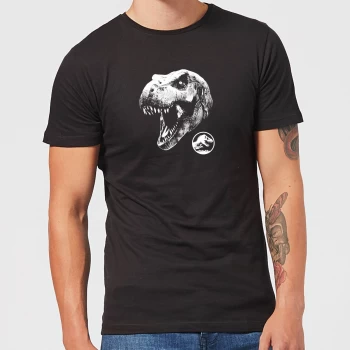 Jurassic Park T Rex Mens T-Shirt - Black - XS - Black