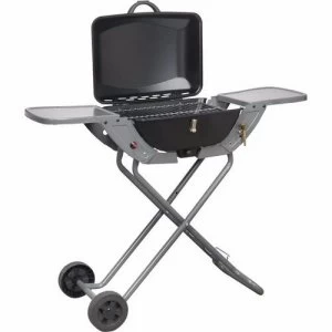 Crusader Portable Propane/Butane Folding Gas Barbecue With Wheels and Handle