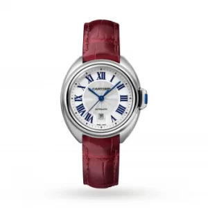 Cl De Cartier Watch 31mm, Automatic Movement, Steel