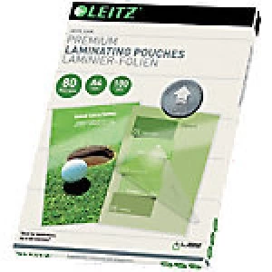 Leitz Laminating Pouches Glossy 2 x 80 (160 Micron) A4 100 Pieces
