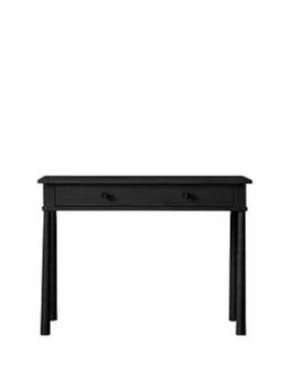 Hudson Living Wycombe Solid Oak Dressing Table - Black