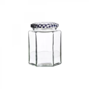 Kilner Hexagonal Twist Top Jar, 280ml Transparent