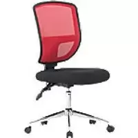 Nautilus Designs Office Chair Bcm/K512/Rd Mesh Red Chrome