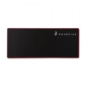 SureFire Silent Flight 680 Gaming mouse pad Black Red