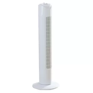 Fine Elements COL1258GE 32 Slim Tower Fan in White 3 Speed Settings Ti