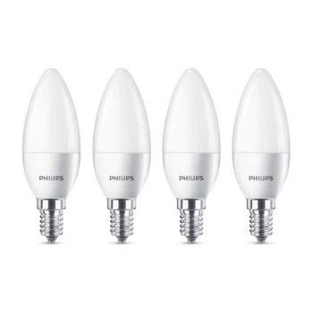 Philips 5.5W-40W Frosted LED Golf - 2700K (4 Pack) - 929001253640