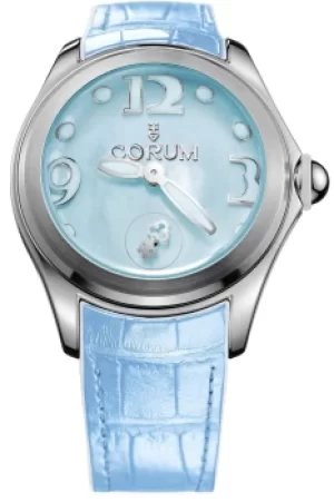 Corum Watch Bubble Mother of Pearl Ladies Blue